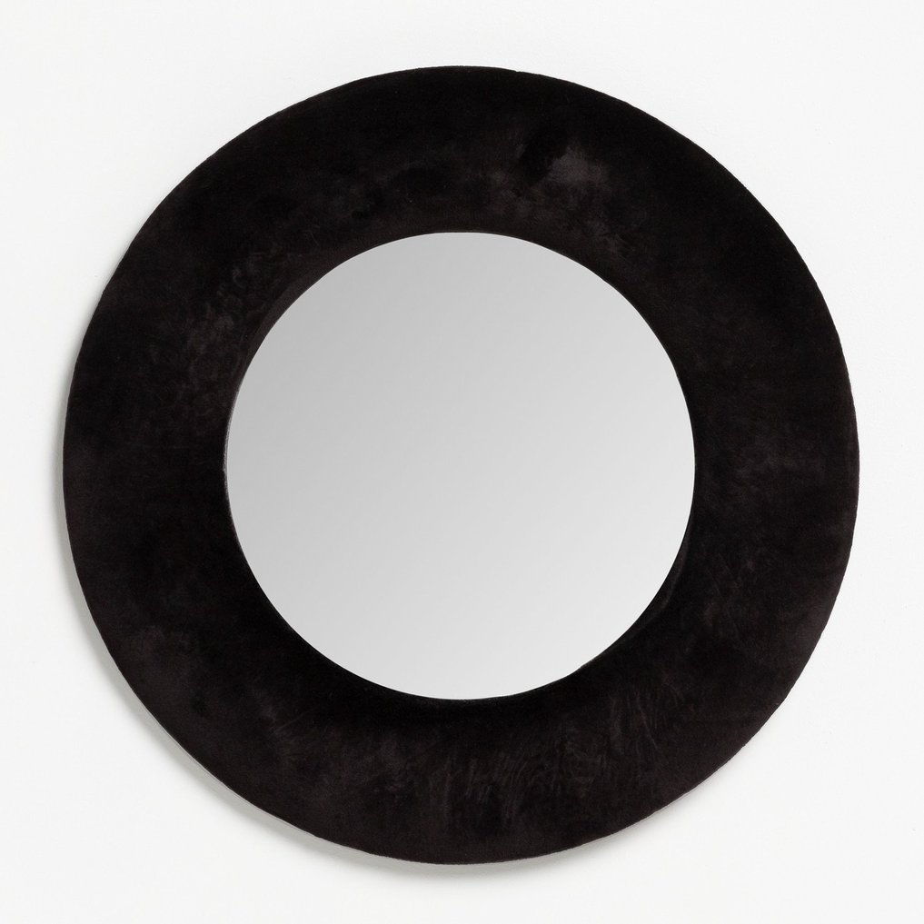 Lustro Ścienne Okrągłe z Aksamitu  (Ø41 cm) Lüa, obrazek w galerii 1