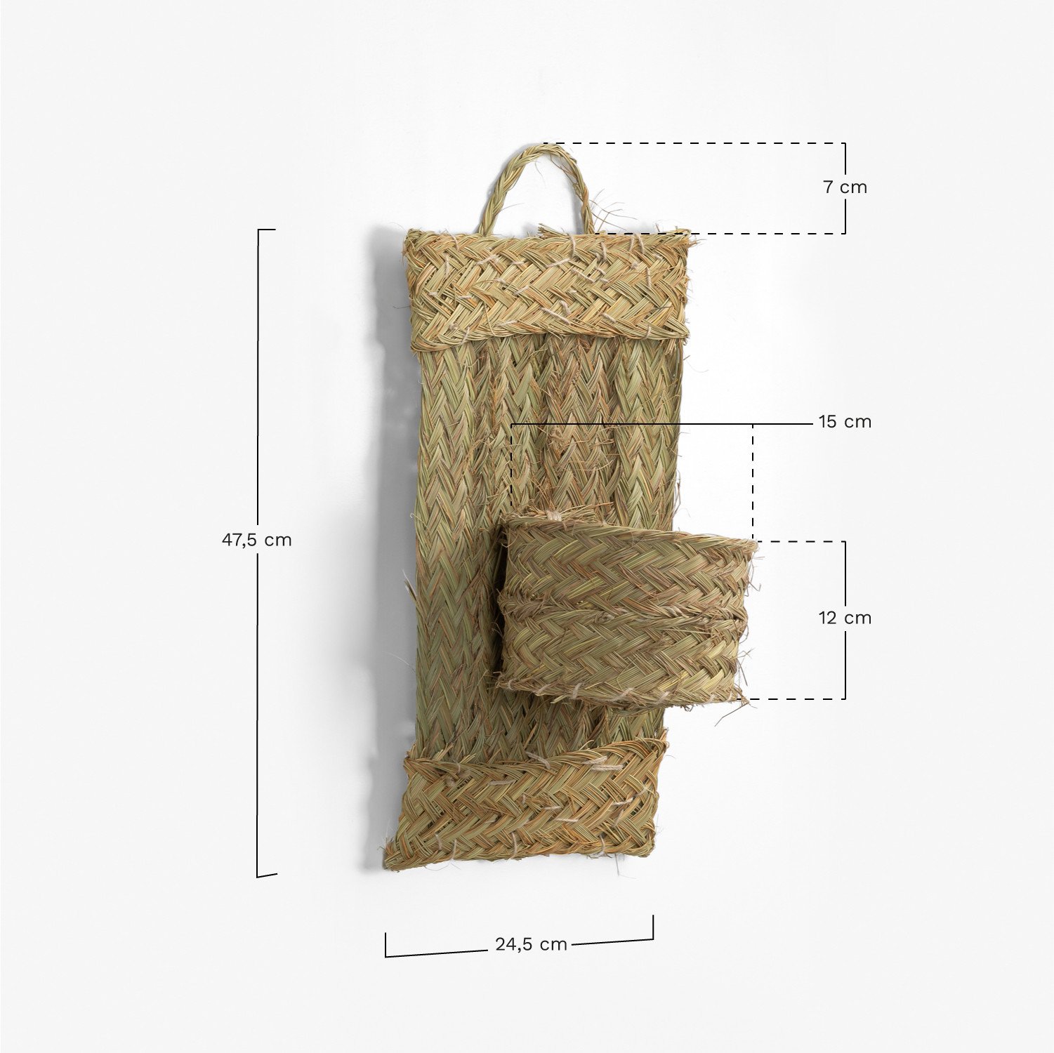 Doniczka Ścienna w Esparto Estipa, obrazek w galerii 631422