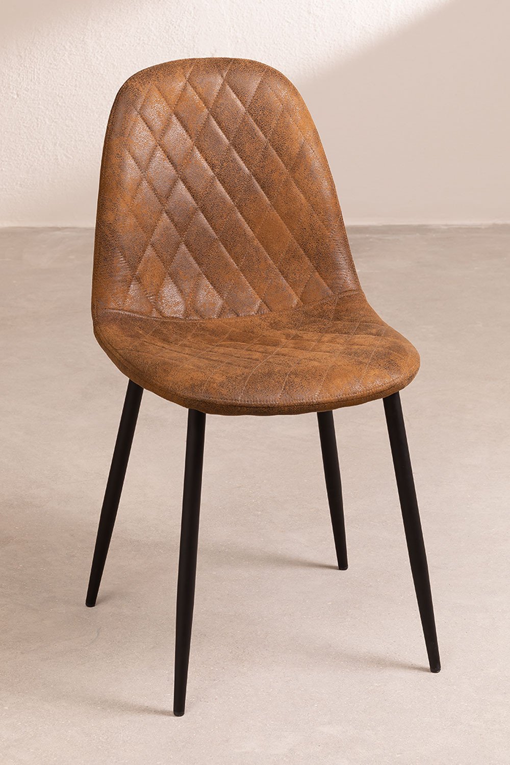 Krzeslo do Jadalni ze Sztucznej Skóry Glamm Diamond, obrazek w galerii 1