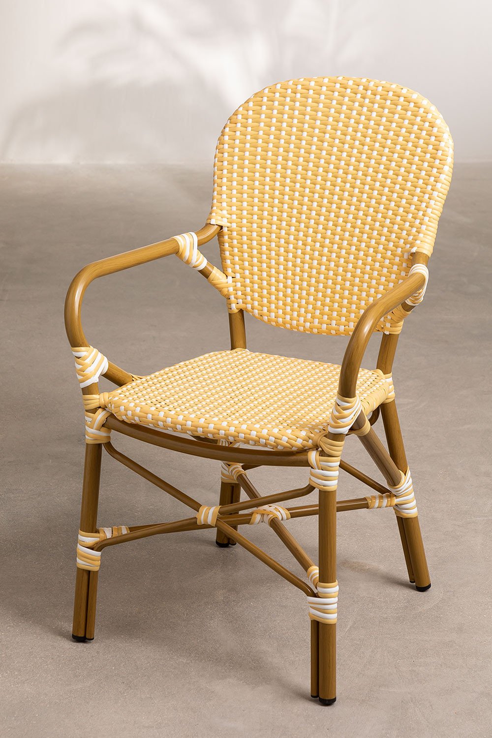 Krzeslo Ogrodowe z Wikliny Syntetycznej Alisa, obrazek w galerii 1