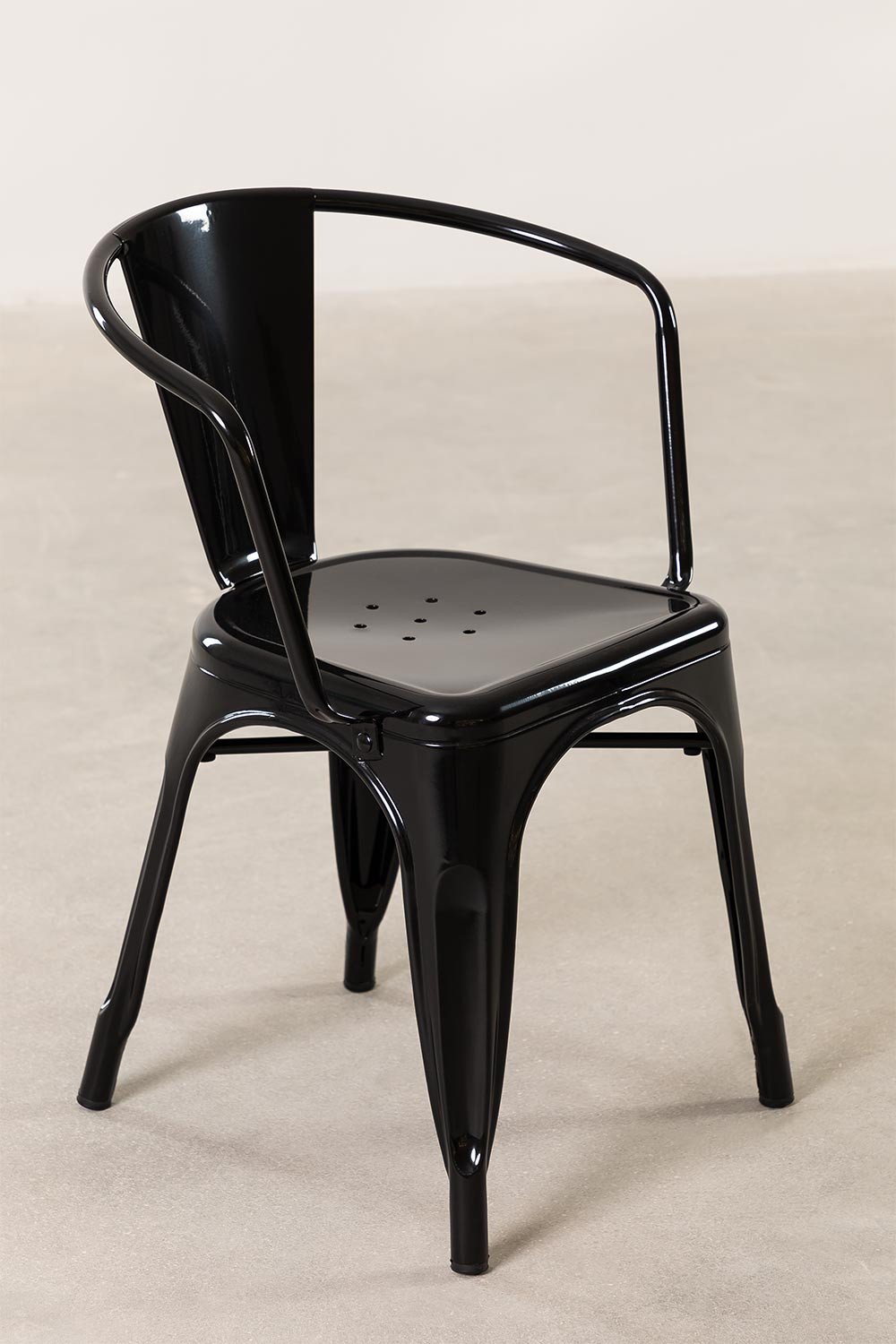 Krzeslo sztaplowane LIX z podlokietnikami  , obrazek w galerii 2