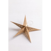 Estrela Decorativa de Papel Clarice Gold, imagem miniatura 2