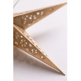 Estrela Decorativa de Papel Clarice Gold, imagem miniatura 3