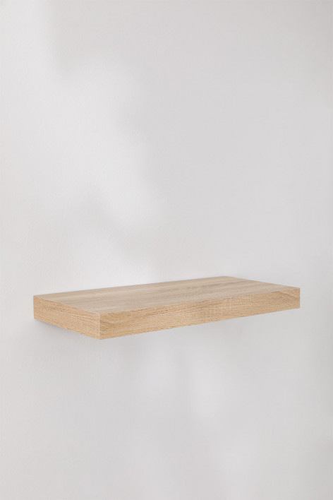 Prateleira de parede em MDF Jario - Castanho Roble