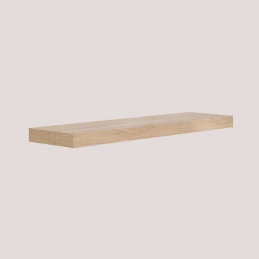 Prateleira De Parede Em Mdf Jario Castanho Roble & ↔︎ 90 Cm - Sklum
