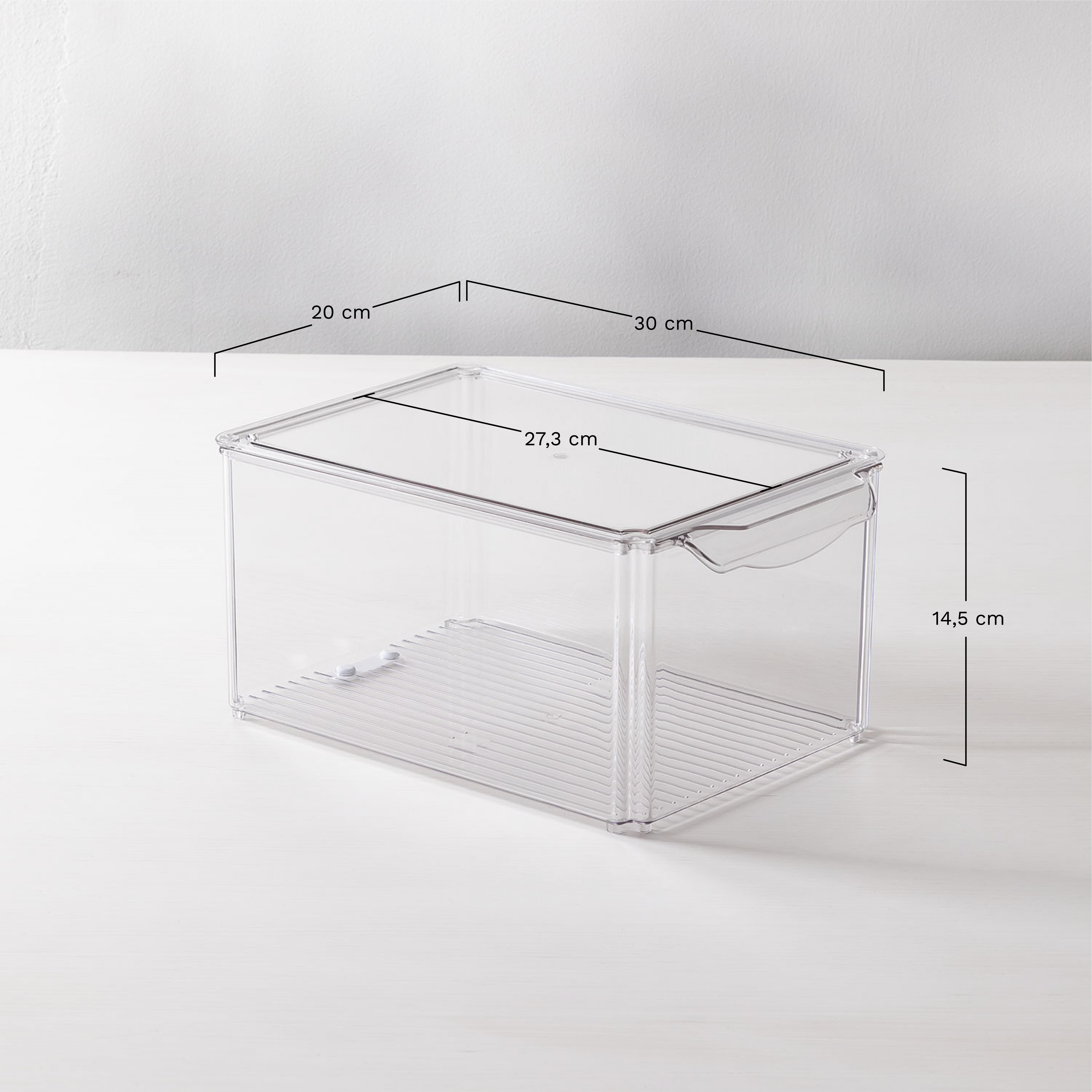 Organizador de frigorífico Ixetes, Dimens&otilde;es