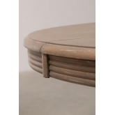 Mesa de jantar extensível redonda de madeira (120-180x84 cm) Hektra, imagem miniatura 4