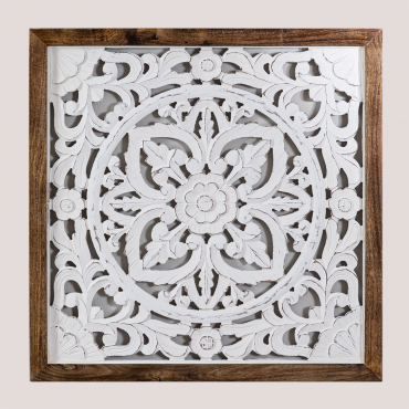 Panel Decorativo En Madera (64x66 Cm) Narmadas A - Sklum