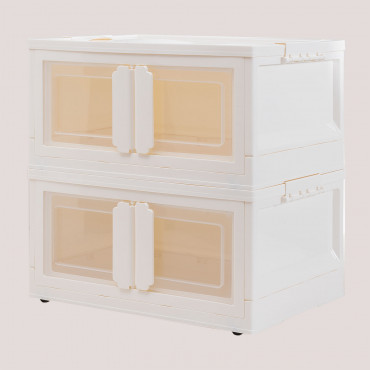 Pacote De 2 Organizadores De Brinquedos Infantis Doris Branco - Sklum