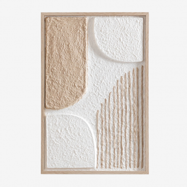 Quadro Decorativo Em Relevo (40x60 Cm) Guerliot B - Sklum