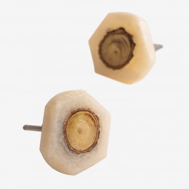 Conjunto De 2 Pegas Eidet Natural - Sklum