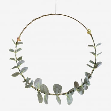 Figura Decorativa Com Luzes Led Eyvor Branco Cálid - Sklum