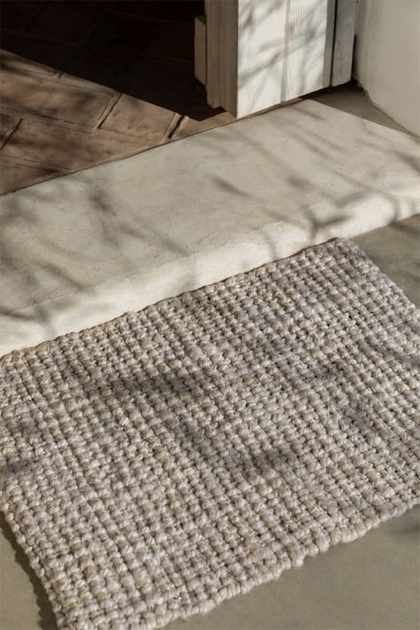 Felpudo retangular 45x60 cm em juta Bartagli