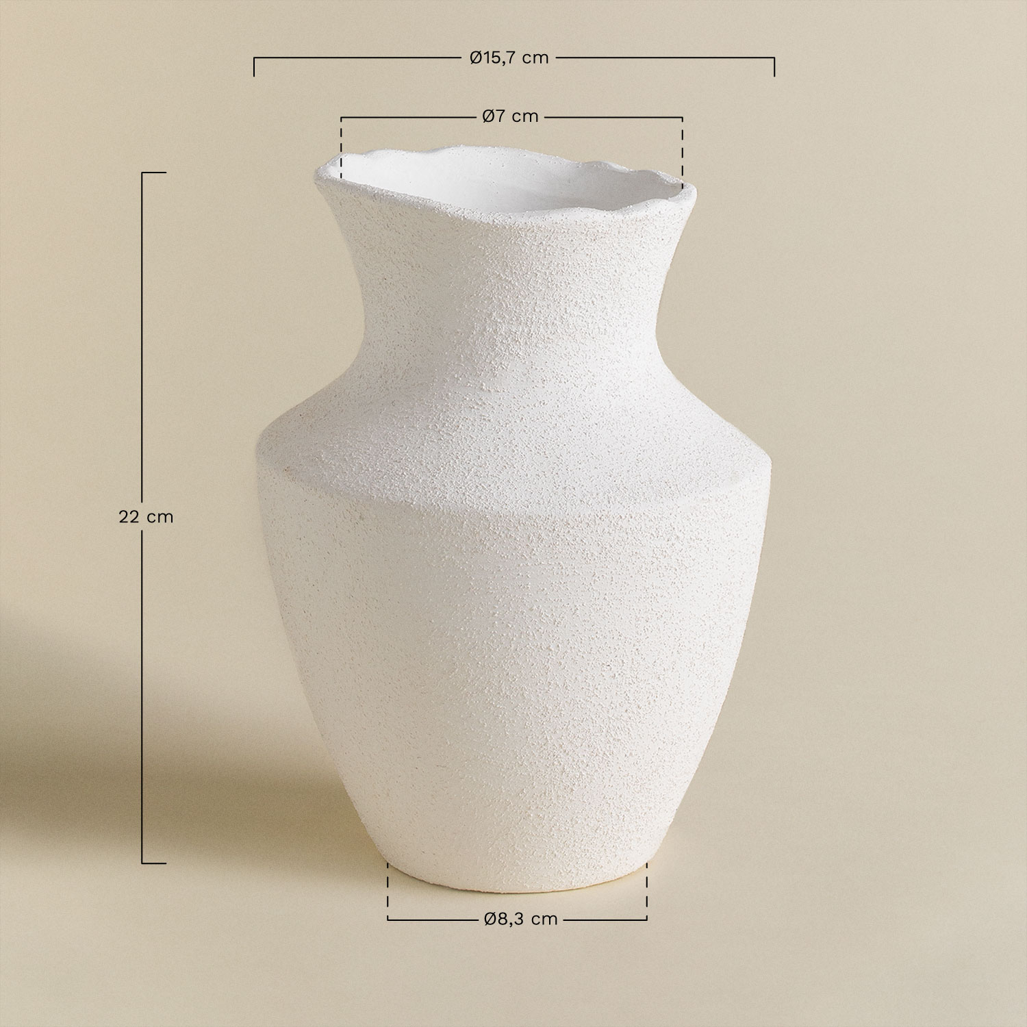 Vaso em cerâmica Maguire, Dimens&otilde;es