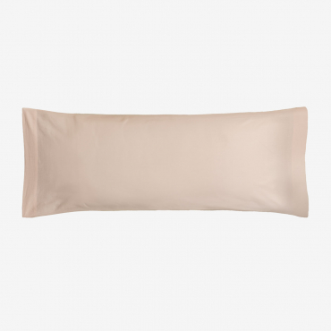 Fronha Agassi De Algodão Percal 180 Fios Rosa Peónia Claro & 45 X 100 Cm - Sklum
