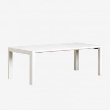 Mesa De Jantar Retangular Arnadine Gardénia Branco & 220 X 100 Cm - Sklum