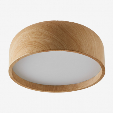 Plafon De Teto Em Ferro Glatzer Madeira Natural - Sklum