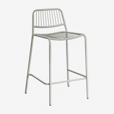 Pacote De 4 Bancos Altos Empilháveis De Jardim Elton Verde Cáqui & ↑65 Cm - Sklum