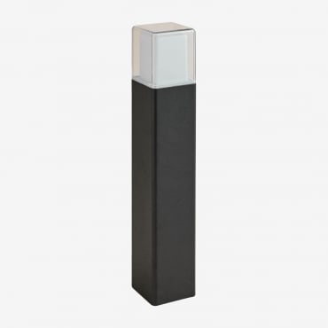 Baliza Led De Exterior Em Alumínio Torevi Preto & ↑50 Cm - Sklum
