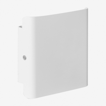 Aplique Led Para Exterior Em Alumínio E Aço Inoxidável Nirela Branco - Sklum