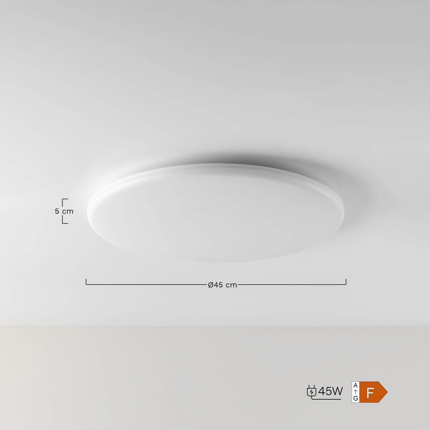 Candeeiro de Teto LED Tadeu, Dimensões