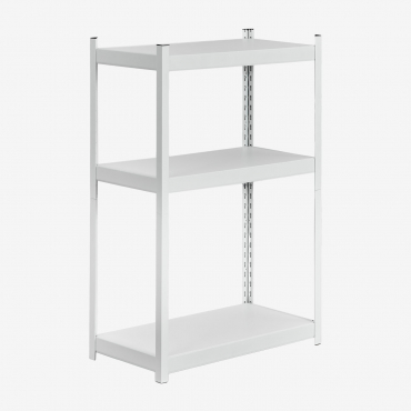 Prateleira De Aço Com 3 Prateleiras (120x80 Cm) Crenzi Branco - Sklum