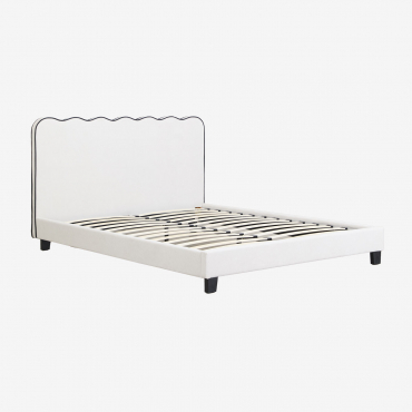 Cama Estofada Zivon Tecido Preto & 180 X 200 Cm - Sklum