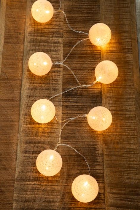 Guirlanda decorativa com luzes LED brancas Adda