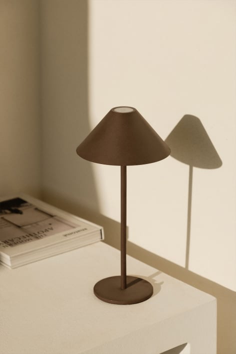 Lâmpada de mesa LED sem fios em ferro Nebida