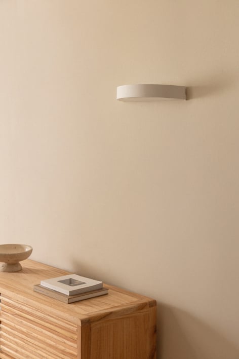 Aplique de parede LED em gesso Bertina