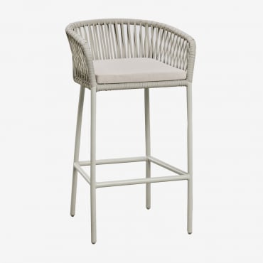 Banco De Jardim Alto Arhiza Verde Cáqui & ↑75 Cm - Sklum