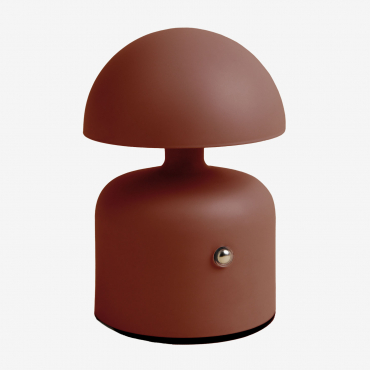 Nantali Wireless Iron Led Lâmpada De Mesa Para Exterior Telha Vermelha - Sklum