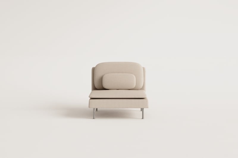 Módulo central para sofá modular Oriol