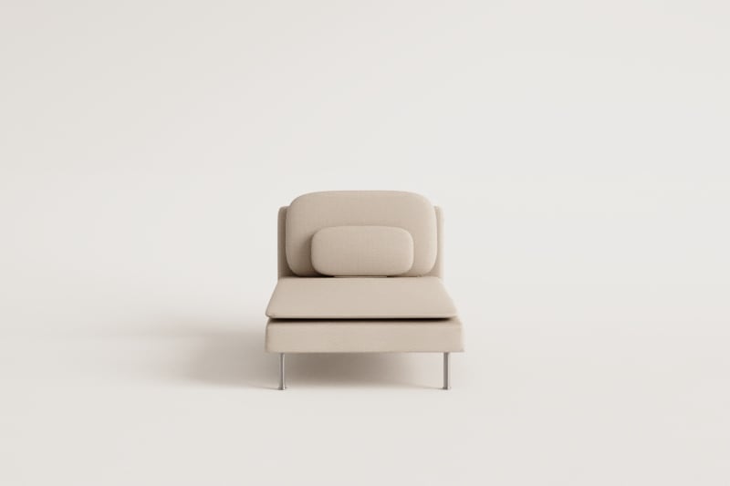 Módulo chaise longue para sofá modular Oriol
