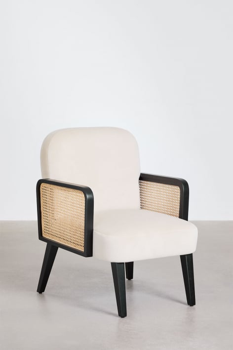 Poltrona de veludo Icon