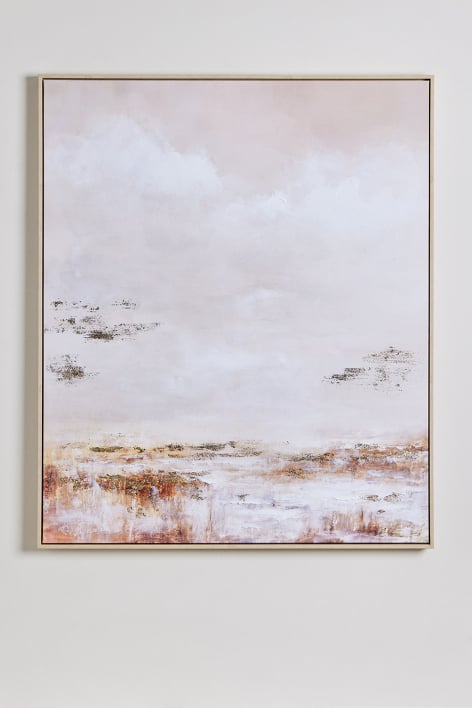 Quadro decorativo 100x120 cm pintado à mão sobre tela Kenvo