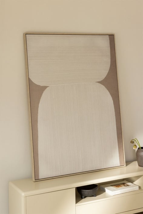 Quadro decorativo 100x140 cm pintado à mão sobre tela Arvilo