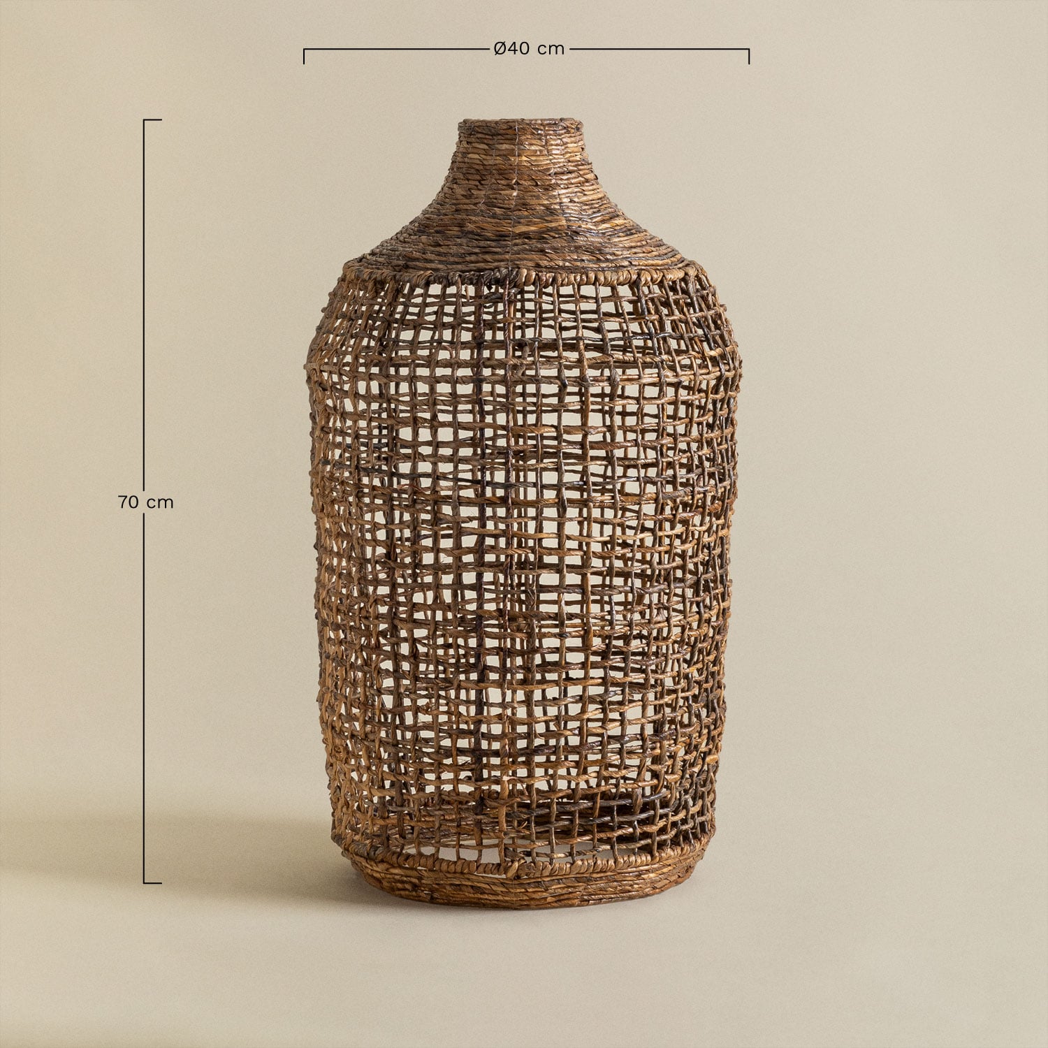 Arantxa lampshade, Dimens&otilde;es