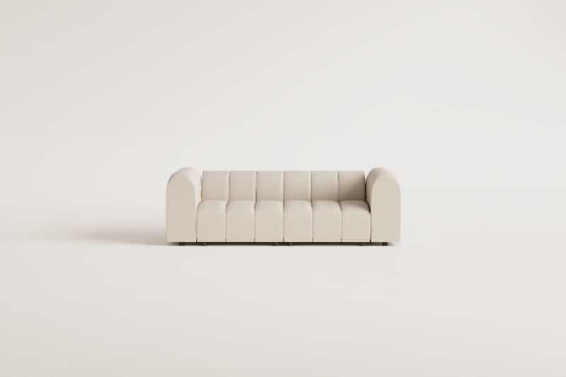 Sofá modular de 2 peças em tecido bouclé Eliot