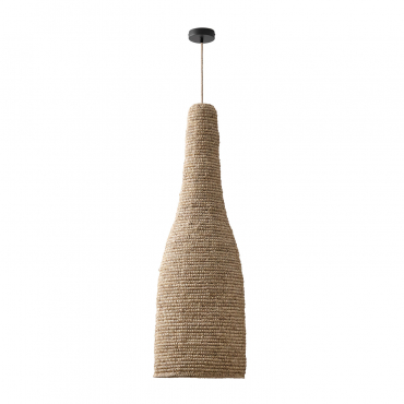 Luminária De Teto Para Área Externa Jessica Natural - Preto & ↑105 Cm Jessica - Sklum