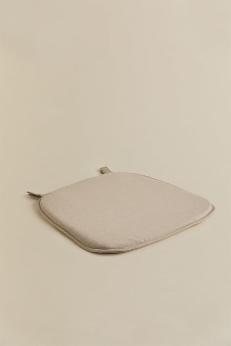 Almofada para cadeira 44x43 cm em tecido Gouda - Tecido Castanho Areia
