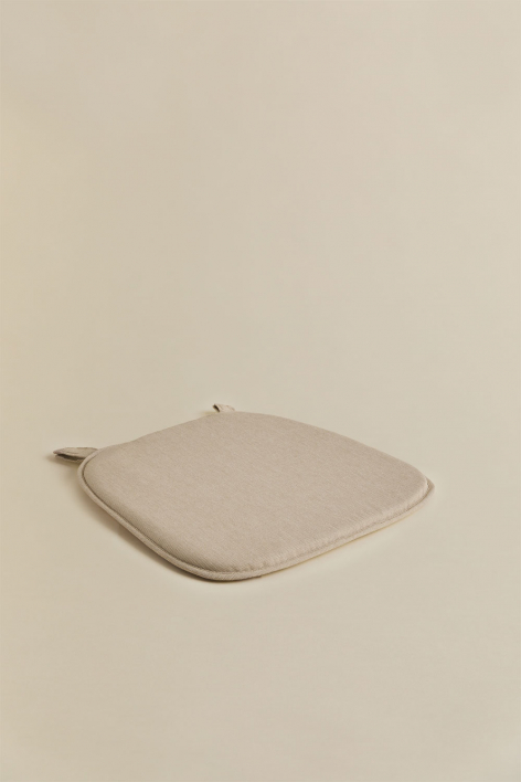 Almofada 39x39 cm para banco em tecido Gouda - Tecido Castanho Areia