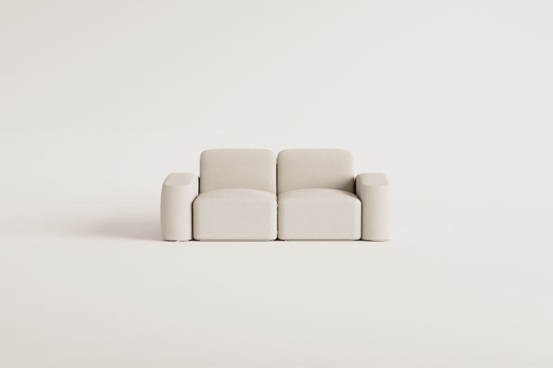 Sofá modular Bastian de 2 peças