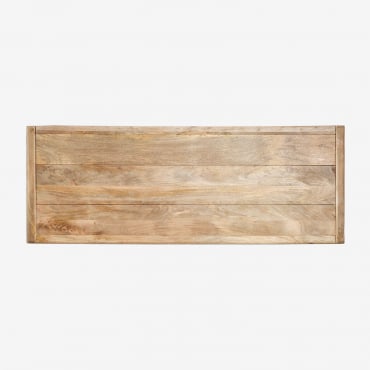 Cabeceira Para Cama 150cm Em Madeira Uain Madeira Reciclada - Sklum