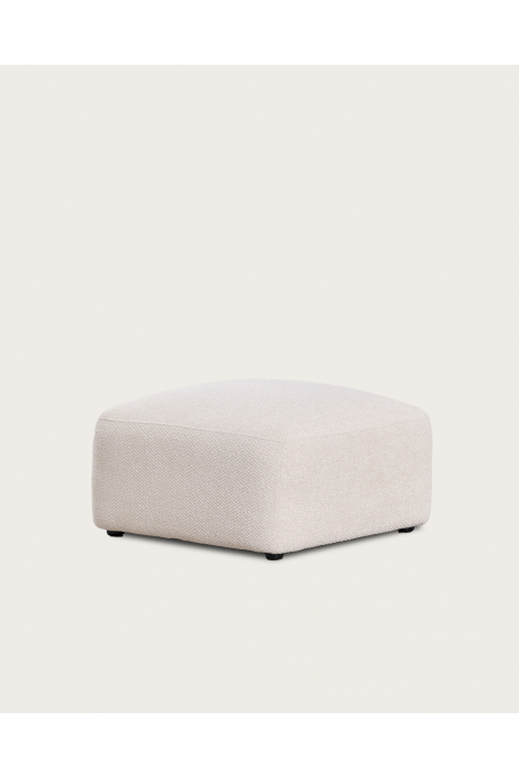 Puff quadrado 75x75 cm estofado Bastian