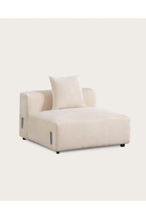 Módulo central 105x113 cm com almofada para sofá modular Bruna