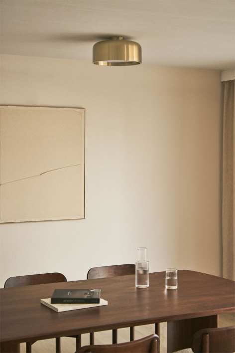 Plafon de teto em ferro Glatzer - Dourado