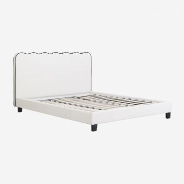 Cama Estofada Zivon Tecido Preto & 180 X 200 Cm - Sklum