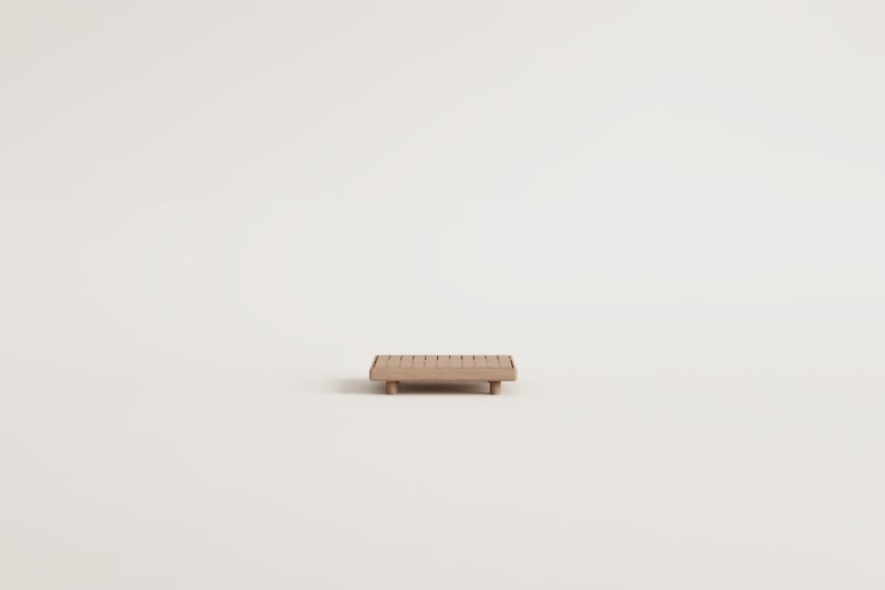 Rectangular 100x80 cm acacia garden coffee table Edrien