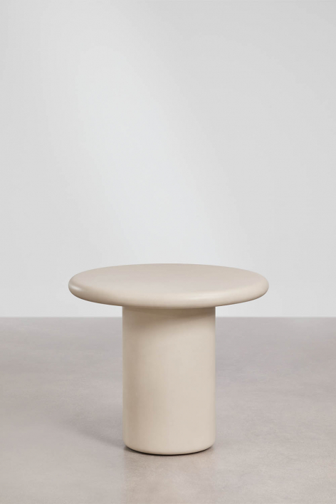 Mesa de jantar redonda de cimento Namara